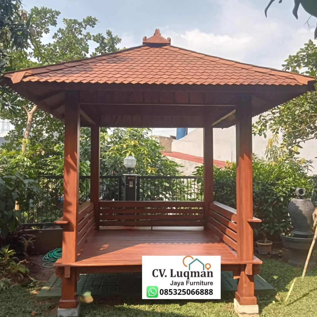 Joglo Minimalis Kayu Jati