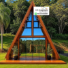 Rumah Glamping Kayu Jati Mewah