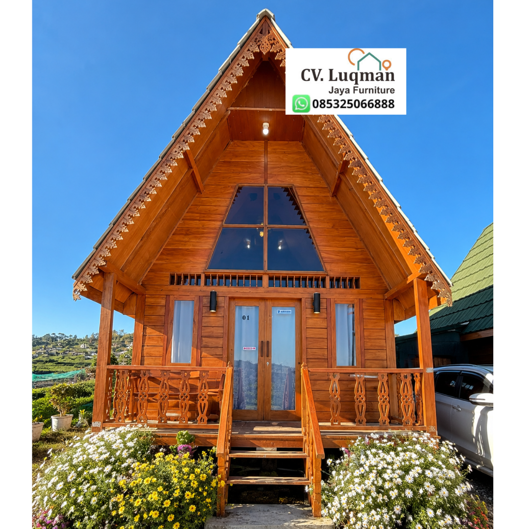 Rumah Glamping Kayu Jati