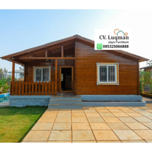 Rumah Kayu Jati Minimalis