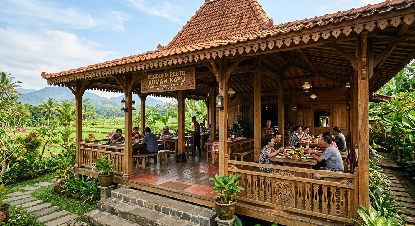 Rumah Kayu Jati Minimalis: 4 Rahasia Desain Modern ala Resort Mewah yang Estetik