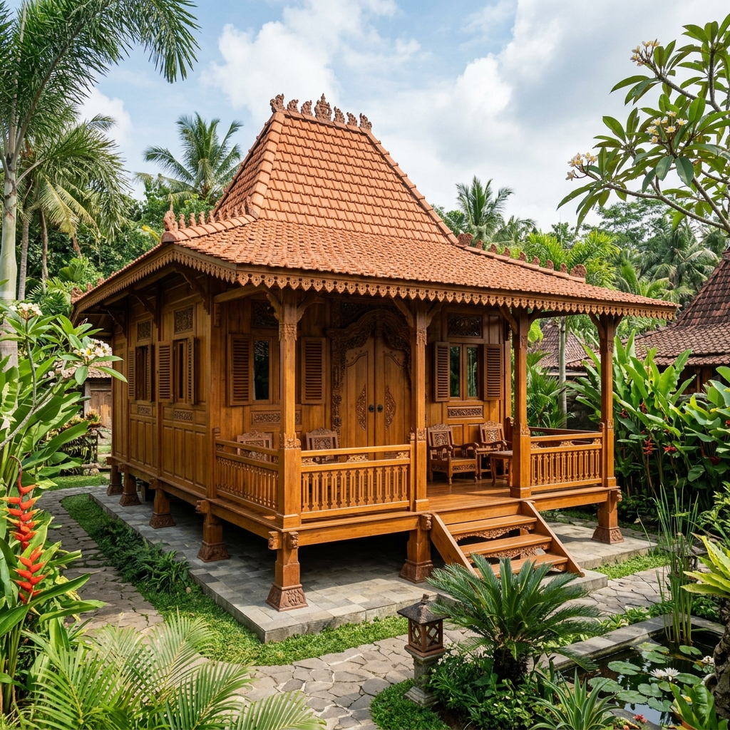 Rumah kayu jati Rumah kayu jati