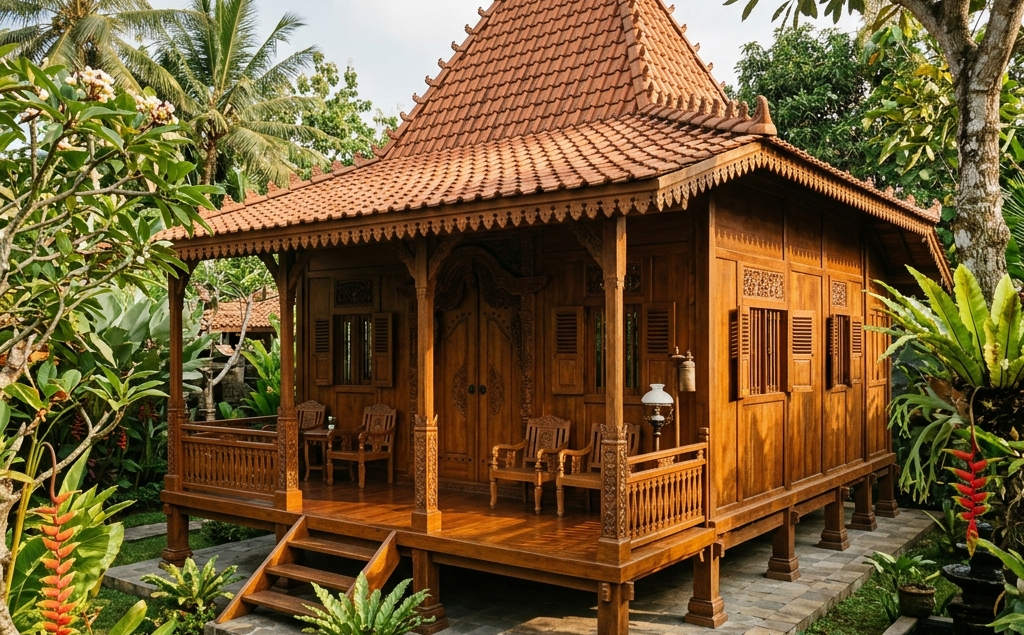 Rumah kayu jati