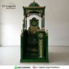 Mimbar Masjid Kubah Hijau Mewah Elegan