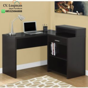 Meja Kantor Minimalis L Shape Modern
