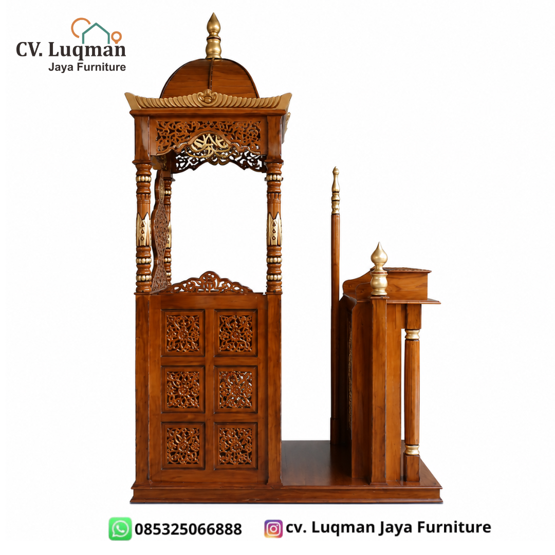 Mimbar Masjid Kayu Jati Mimbar Masjid Kayu Jati