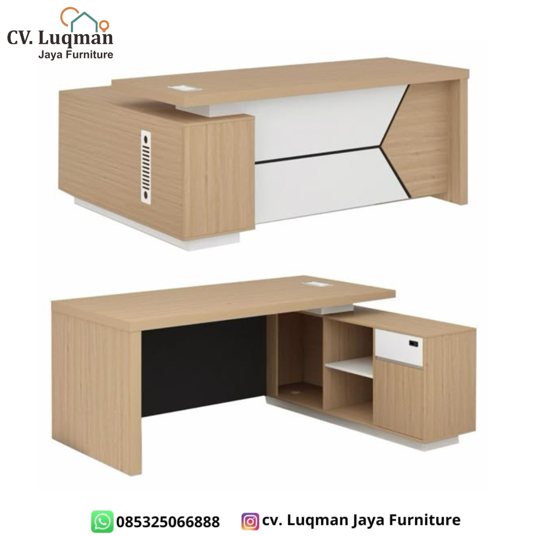 Meja Kerja Eksekutif Modern "Lunar"