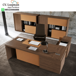 Meja Kantor Direktur Modern Minimalis Elegan