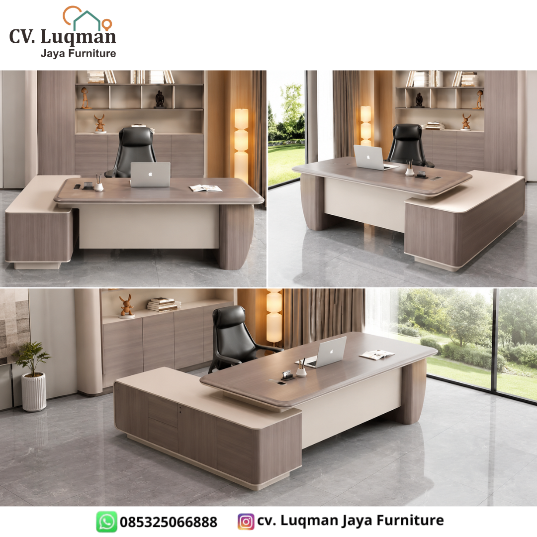 Set Meja Direktur Premium Set Meja Direktur Premium
