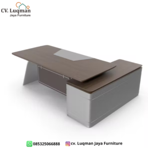 Meja Direktur Minimalis Modern dari CV. Luqman Jaya Furniture