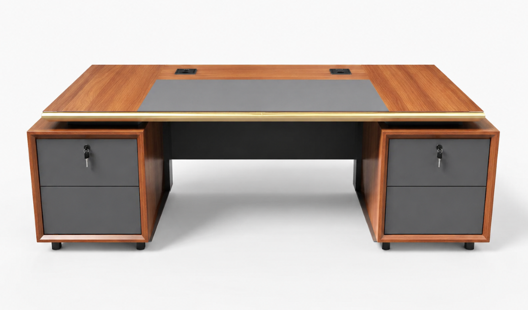 Meja Kantor Eksekutif Mewah dari CV Luqman Jaya Furniture