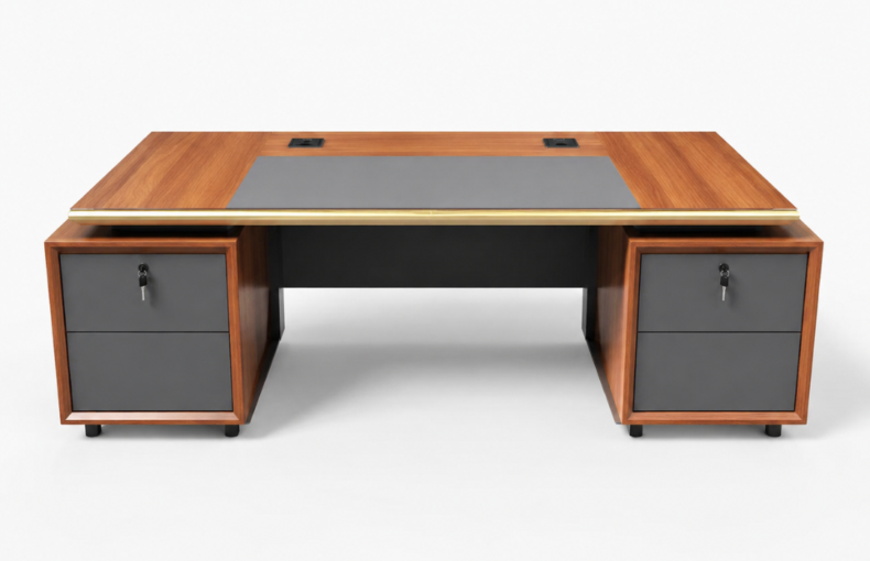 Meja Kantor Eksekutif Mewah dari CV Luqman Jaya Furniture