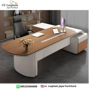 Meja Kantor Eksekutif Modern CV. Luqman Jaya Furniture