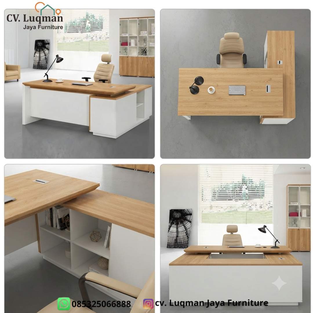 Meja Kantor Direktur Minimalis Modern Meja Kantor Direktur Minimalis Modern