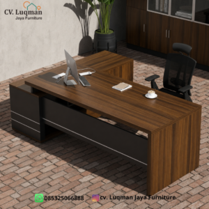 Meja Kantor Direktur Modern Minimalis