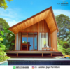 Rumah Kayu Jati Modern Minimalis