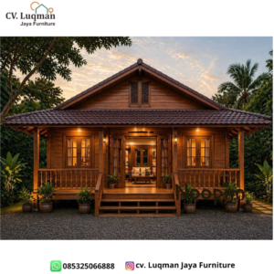 Rumah Gladak Minimalis Kayu Jati
