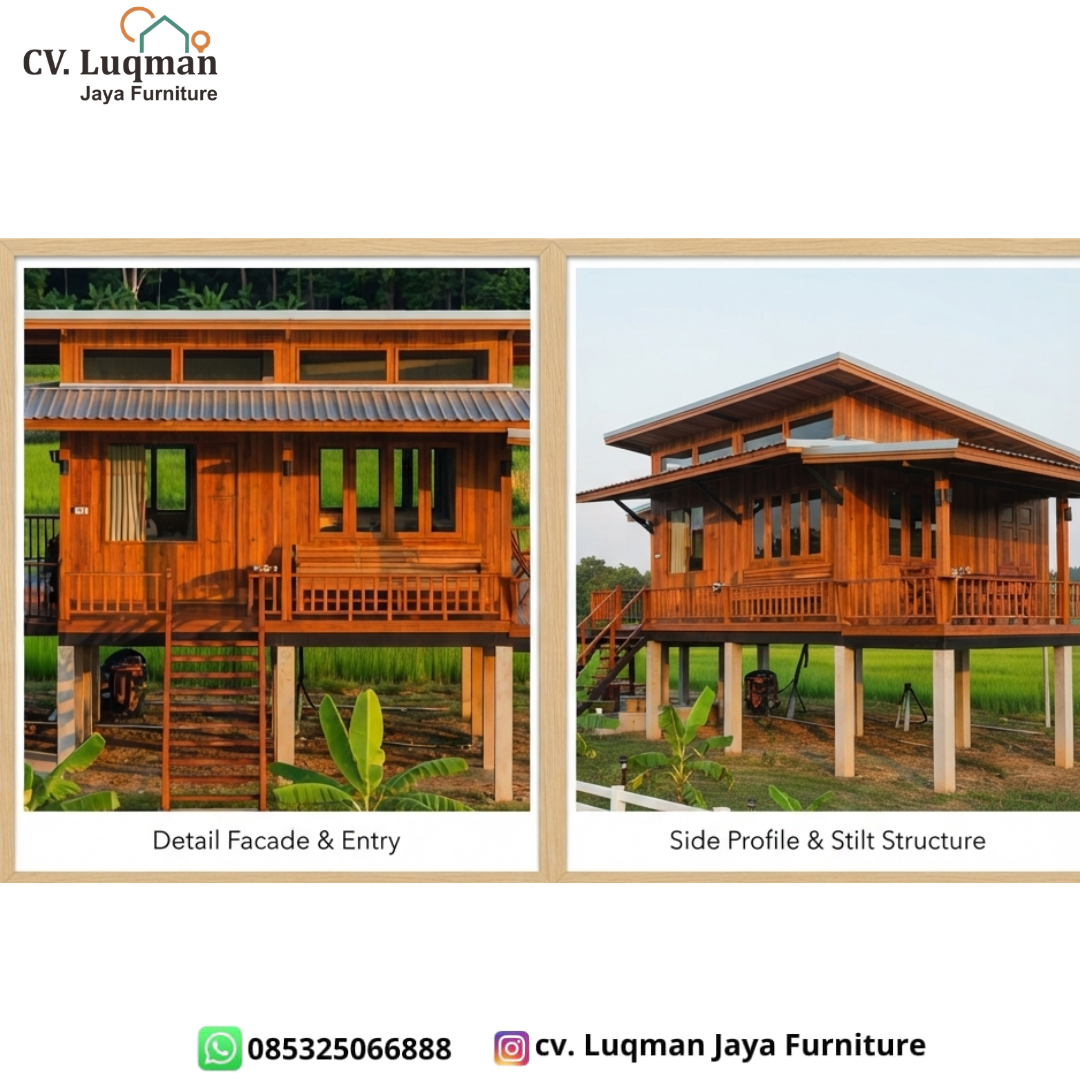 Rumah Panggung Kayu Jati Rumah Panggung Kayu Jati