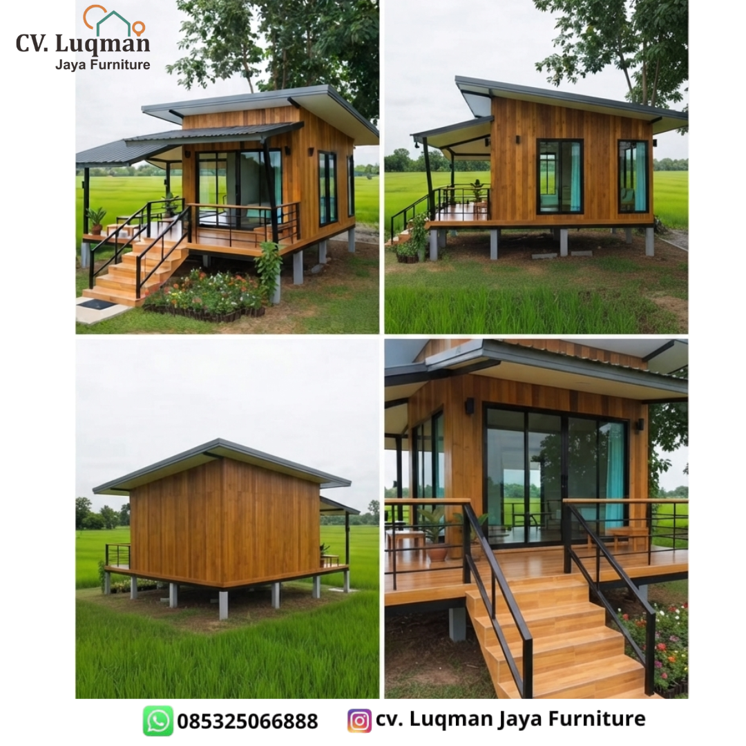 Rumah Kayu Jati Minimalis Simple Rumah Kayu Jati Minimalis Simple