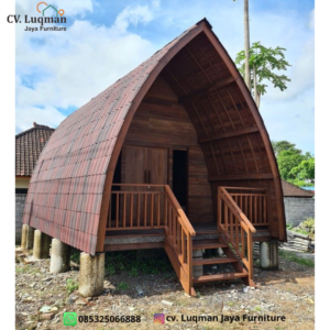 Rumah Lumbung Kayu Jati 1 Lantai