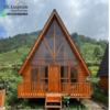 Rumah Segitiga Kayu Jati