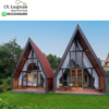 Rumah Kayu Segitiga Estetik