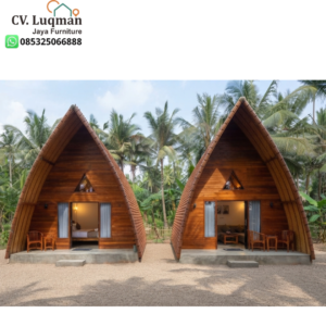 Rumah Lumbung Kayu Jati