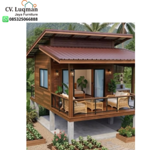 Rumah Panggung Kayu Jati