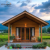 Rumah Kayu Jati Minimalis
