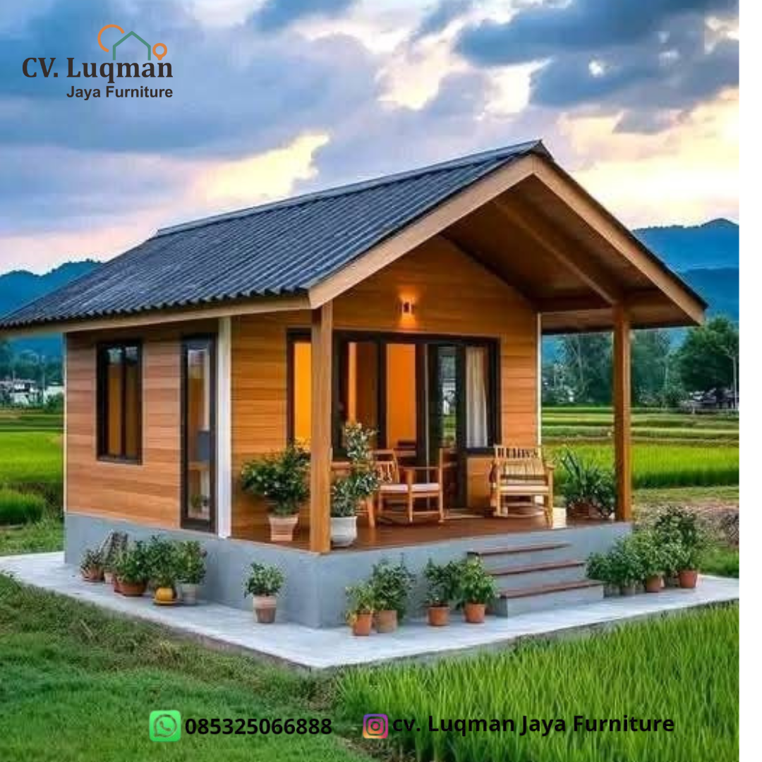 Rumah Kayu Jati Minimalis