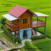 Rumah Panggung Kayu Jati Minimalis