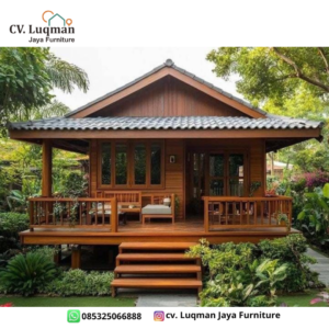 Rumah Gladak Kayu Jati Minimalis