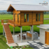 Rumah Panggung Klasik Kayu Jati