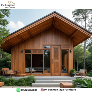 Hunian Minimalis Kayu Jati