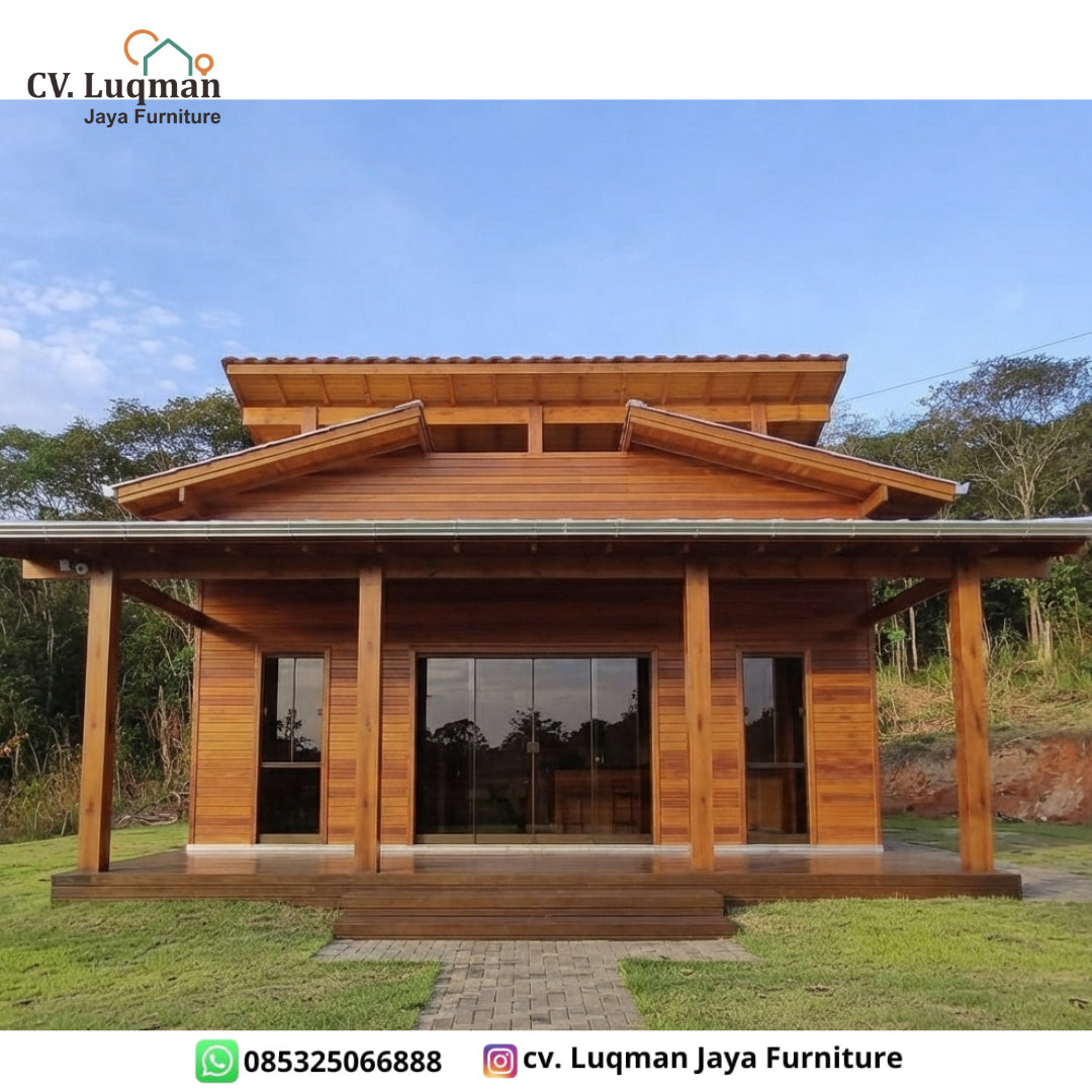 Rumah Kayu Jati Mewah