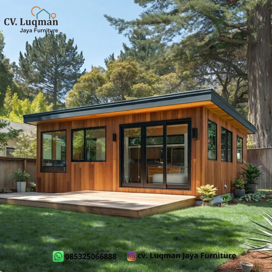 Rumah Kayu Jati Modern Minimalis Rumah Kayu Jati Modern Minimalis