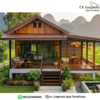 Rumah Panggung Kayu Jati Elegan