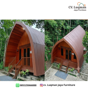 Rumah Lumbung Kayu Jati Modern nan Eksklusif