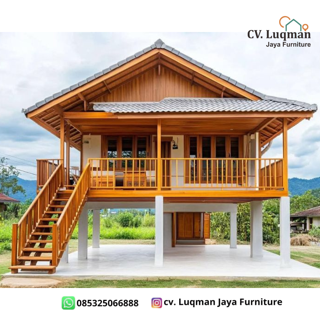 Rumah Panggung Kayu Jati