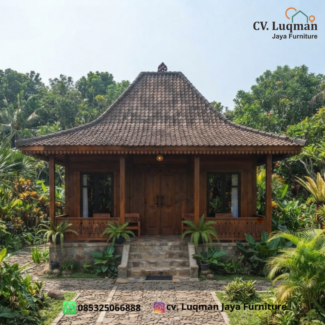 Rumah Joglo Kayu Jati Minimalis