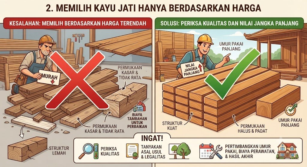 6 Kesalahan yang Harus Anda Hindari Saat Membangun Rumah Kayu Jati