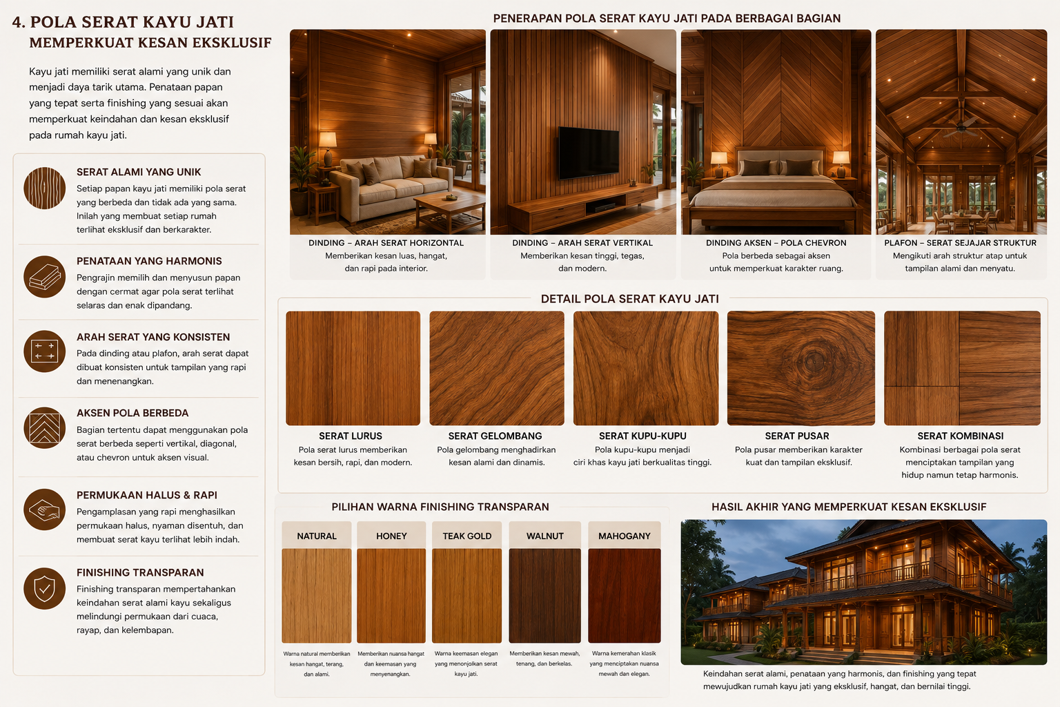 6 Detail Rumah Kayu Jati Mewah