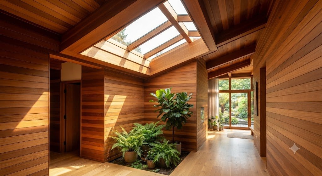 6 Cara Memadukan Rumah Kayu Jati dengan Kaca untuk Tampilan Modern