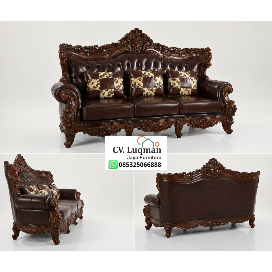 Sofa Tamu Ukir Mewah Klasik Sofa Tamu Ukir Mewah Klasik
