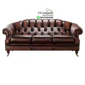 Sofa Kulit Chesterfield Premium