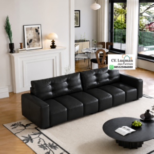 Sofa Kulit Minimalis Premium