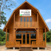 Rumah Glamping Kayu Jati 2 Lantai