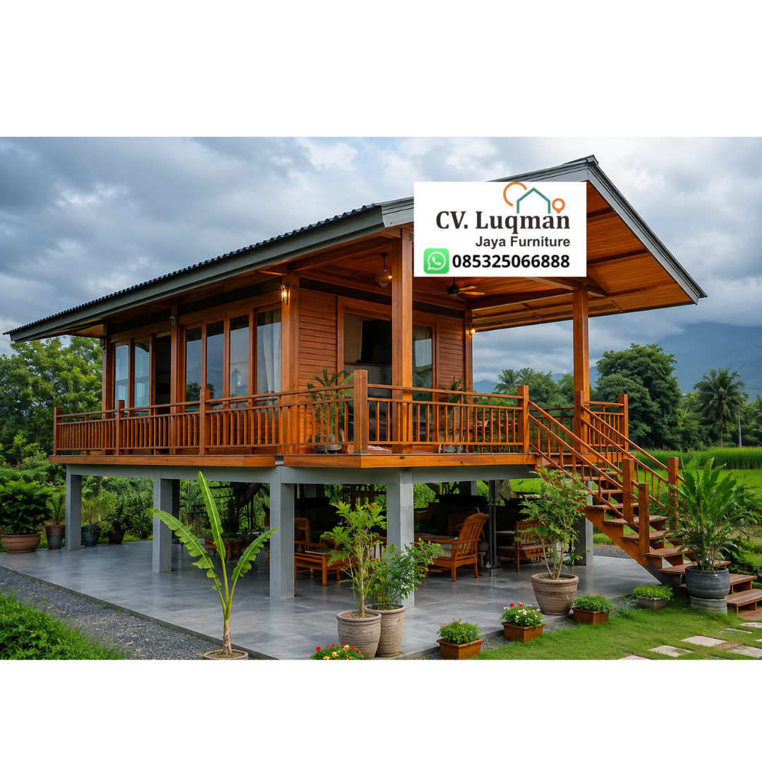 Rumah Panggung Kayu Jati Eksklusif Rumah Panggung Kayu Jati Eksklusif