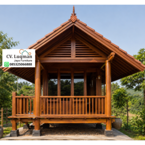 Rumah Glamping Kayu Jati