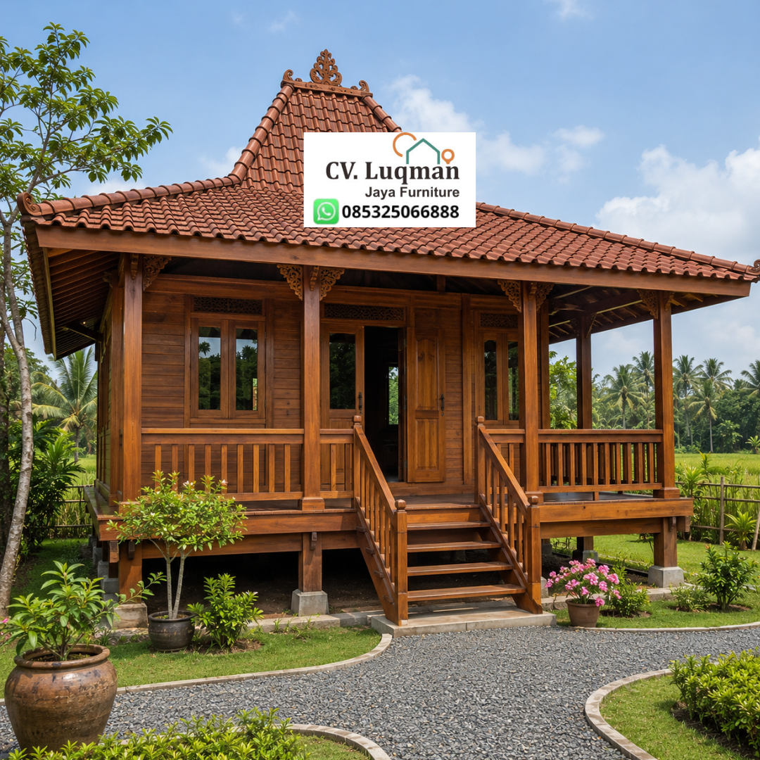 Rumah Limasan Kayu Jati Eksklusif Rumah Limasan Kayu Jati Eksklusif